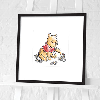 Winnie The Pooh Love Nature Framed Art 30x30cm