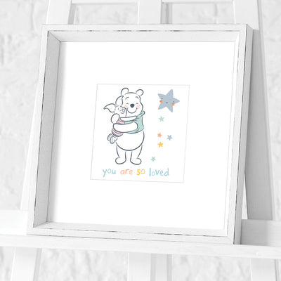 Winnie The Pooh You Are So Loved Framed Art 30x30cm