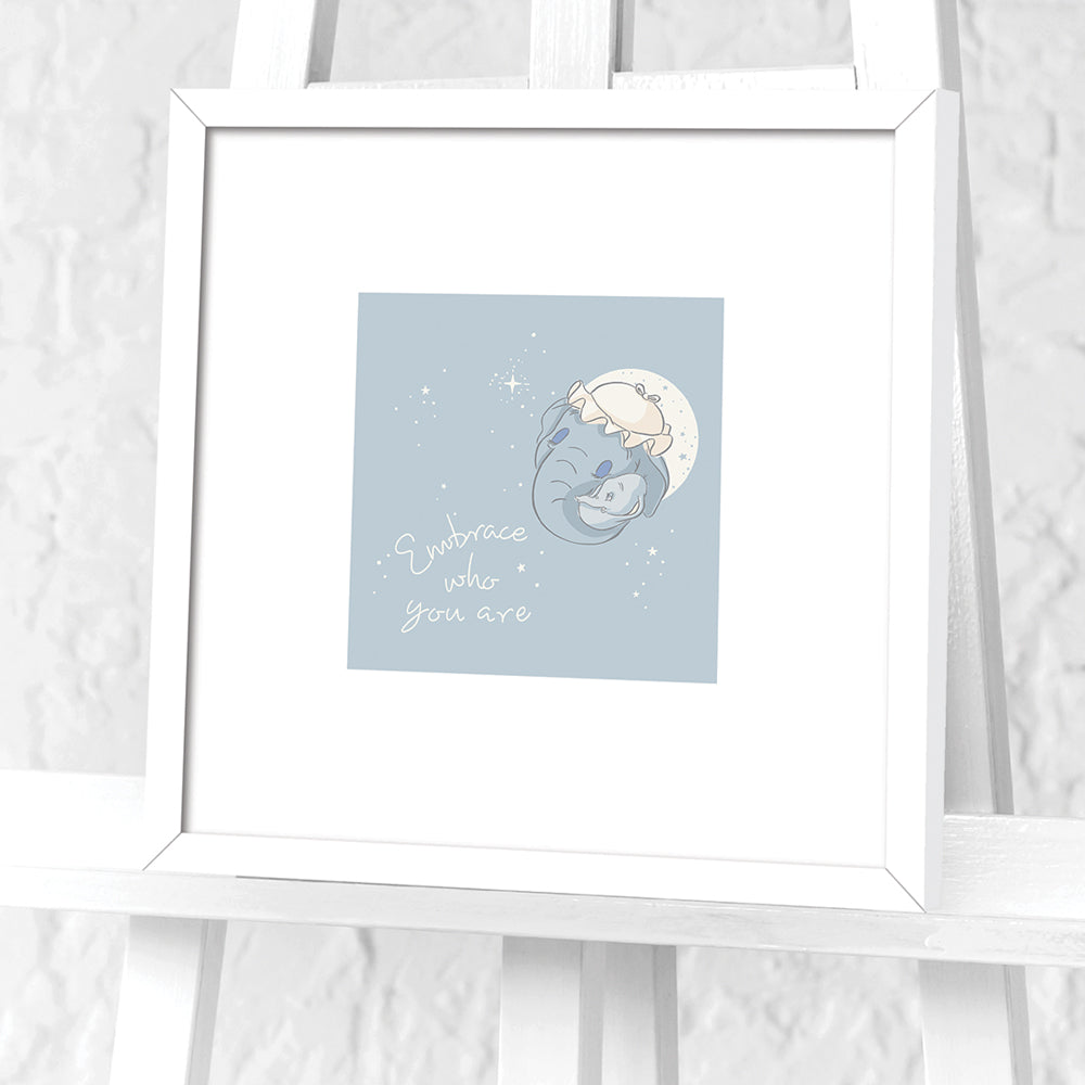 Dumbo Embrace Who You Are Framed Art 30x30cm