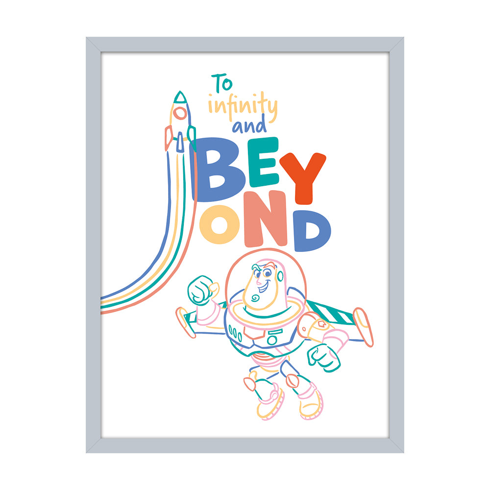 Toy Story To Infinity And Beyond Framed Art 30x40cm