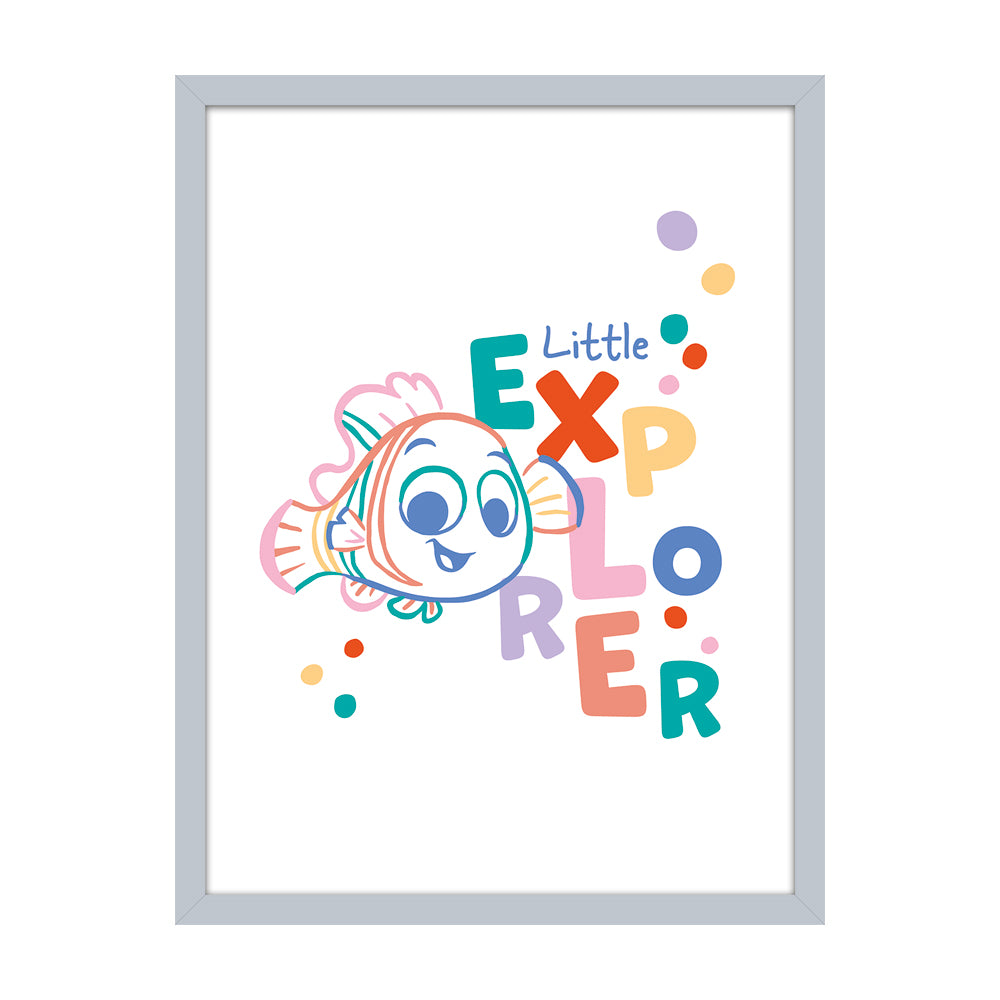 Finding Nemo Little Explorer Framed Art 30x40cm