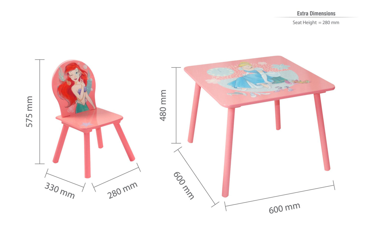 Disney Princess Table & Chairs