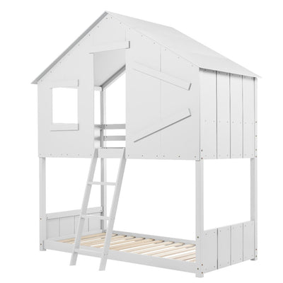 Safari Bunk Bed - White