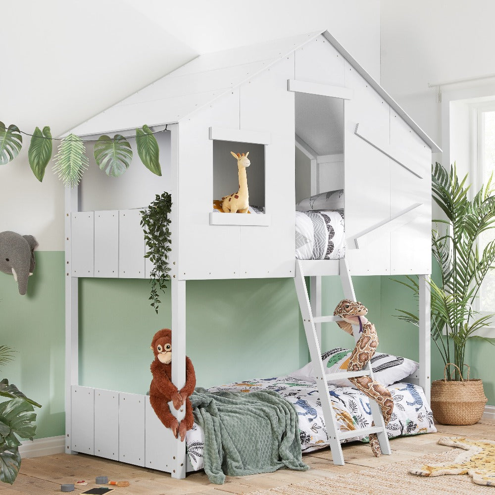 Safari Bunk Bed - White