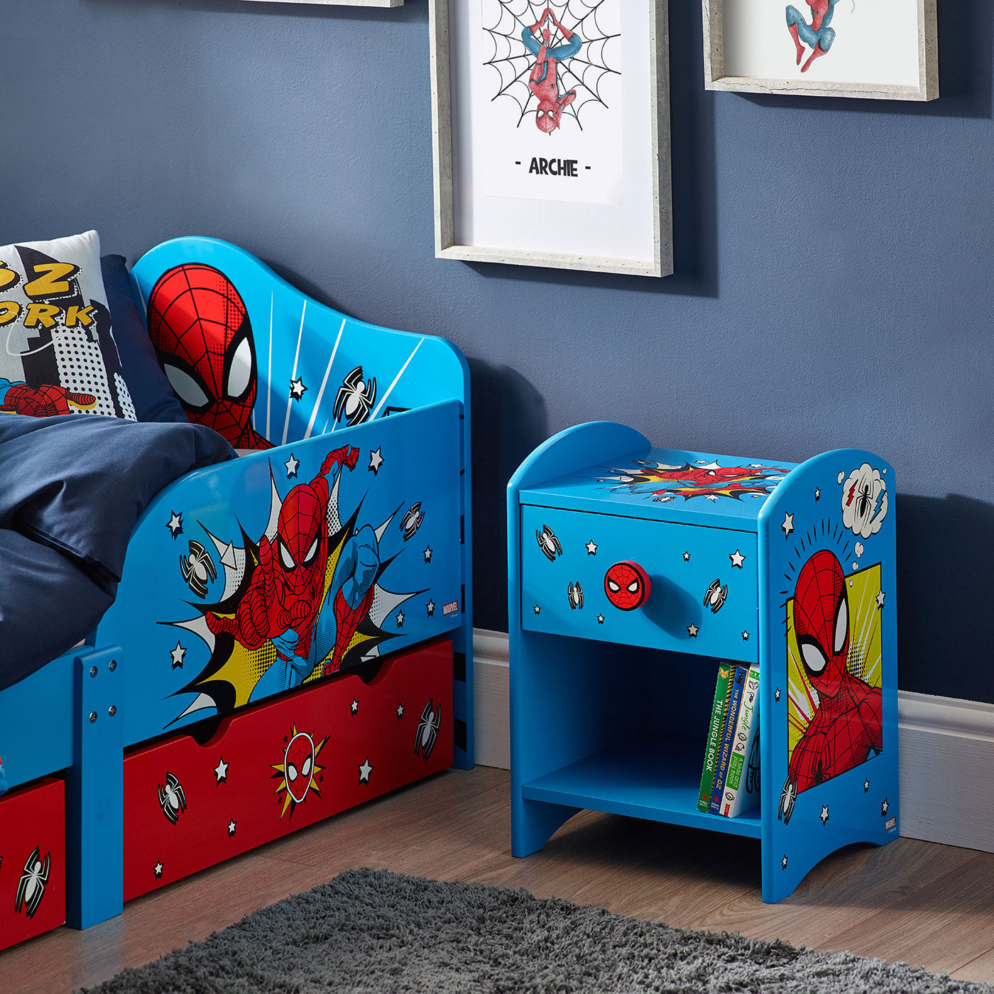 Marvel Spider-Man Bedside Table