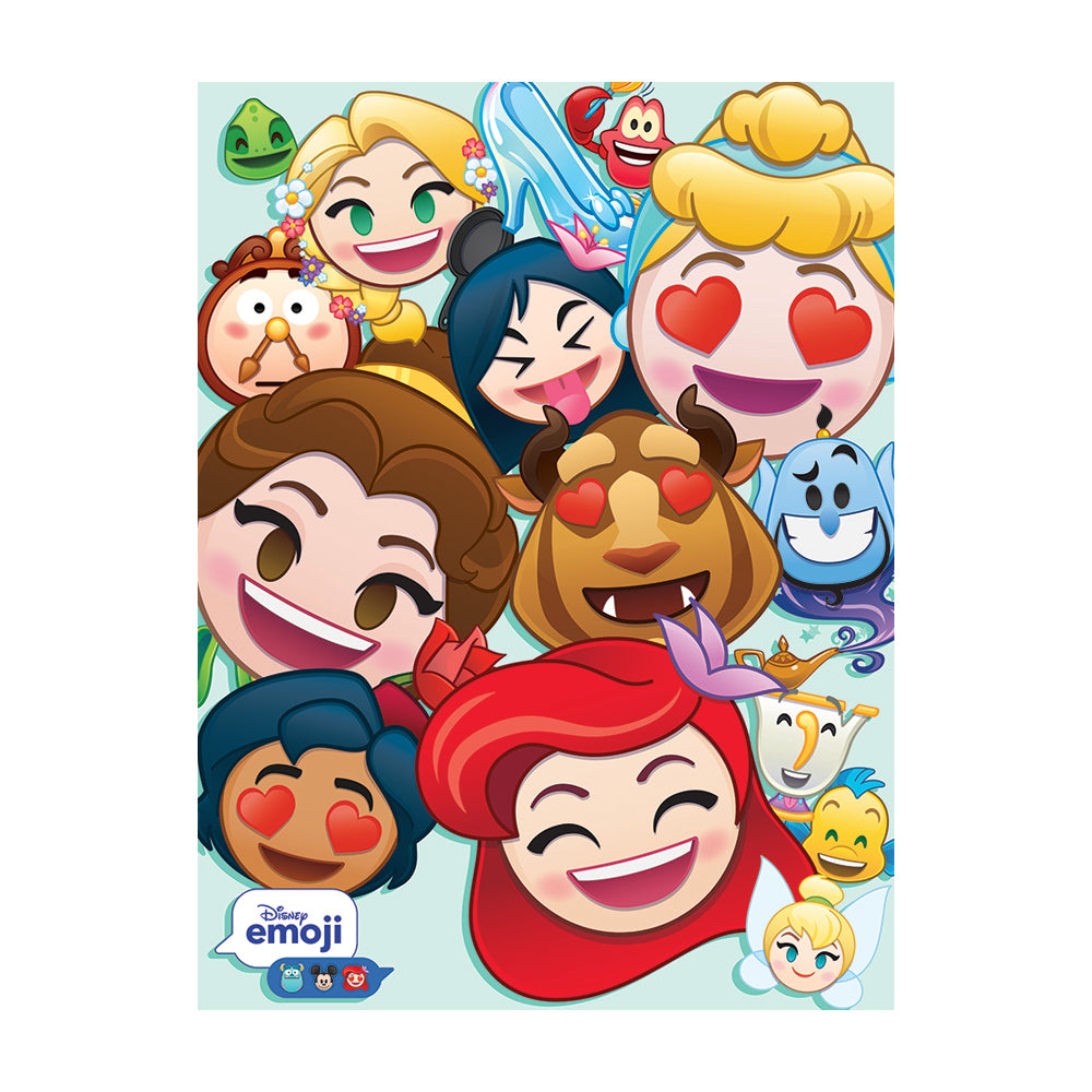 Disney Emoji Princess Canvas 60x80cm