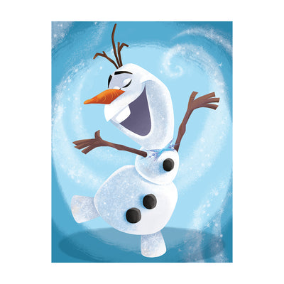 Olaf's Frozen Adventure Dance Canvas 60x80cm