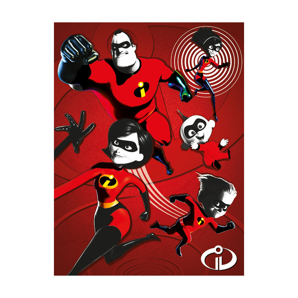 Incredibles 2 Family Canvas 60x80cm