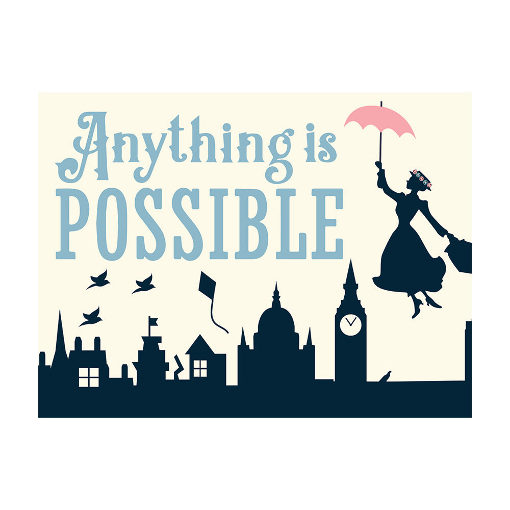 Mary Poppins Anything Is Possible Canvas 60x80cm