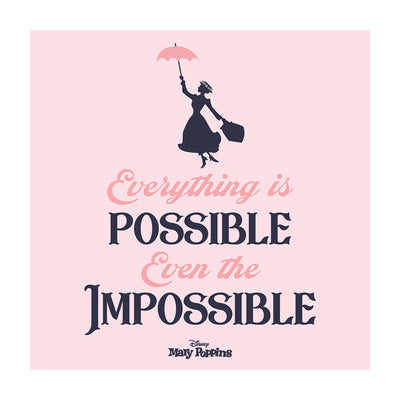 Mary Poppins Possible Canvas 40x40cm