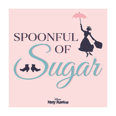 Mary Poppins Spoonful Of Sugar Canvas 40x40cm