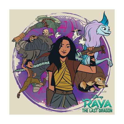 Raya And The Last Dragon Together Canvas 40x40cm