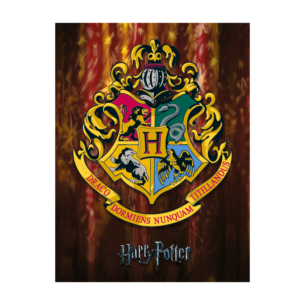 Harry Potter Hogwarts Crest Canvas 60x80cm