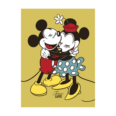 Mickey & Minnie Mouse True Love Canvas 60x80cm