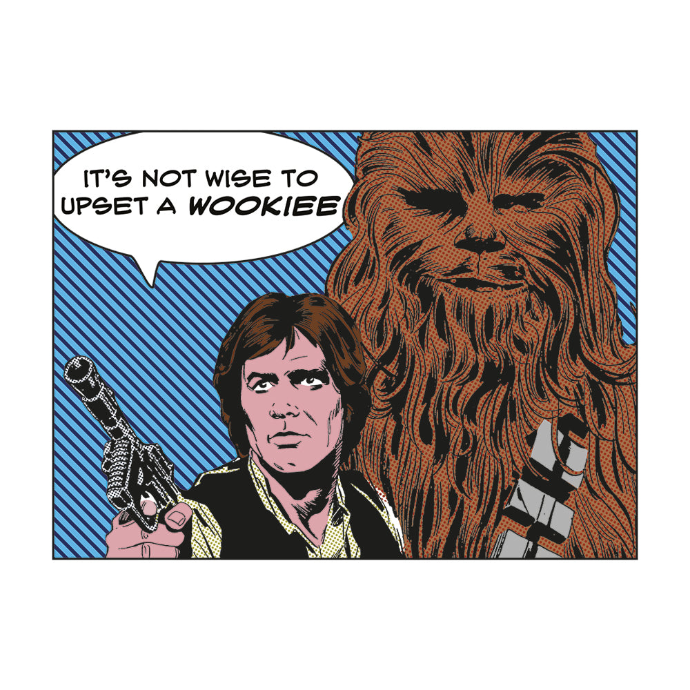 Star Wars Its Not Wise To Upset A Wookiee Canvas 60x80cm