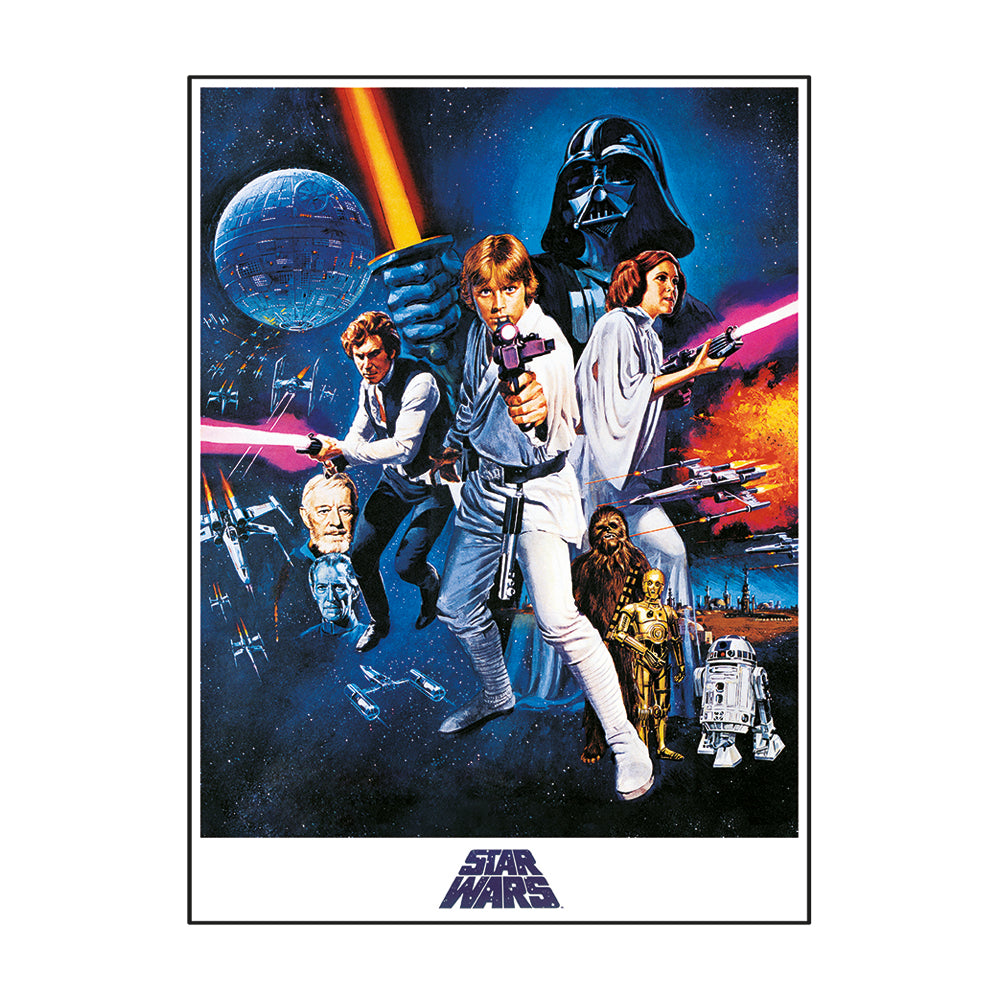 Star Wars Episode IV A New Hope One Sheet Canvas 60x80cm