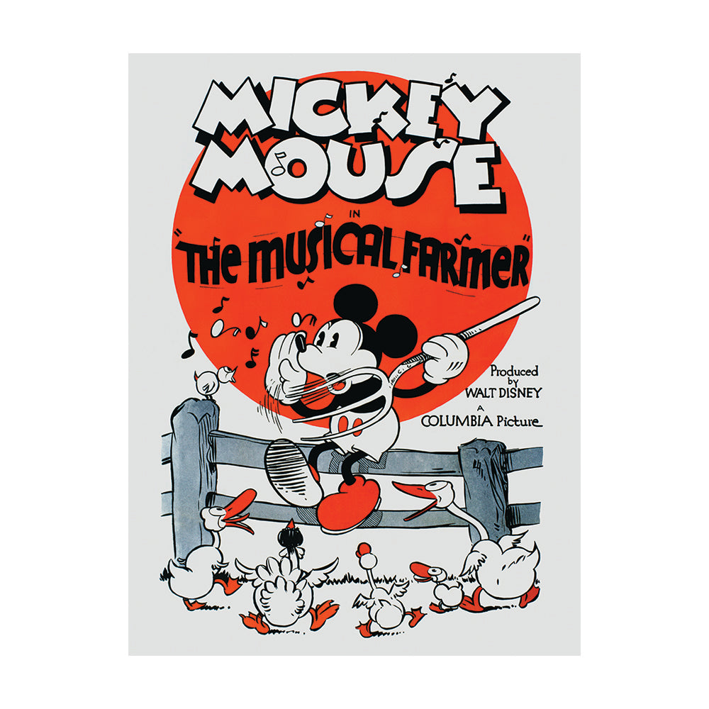 Mickey Mouse The Musical Farmer Canvas 60x80cm