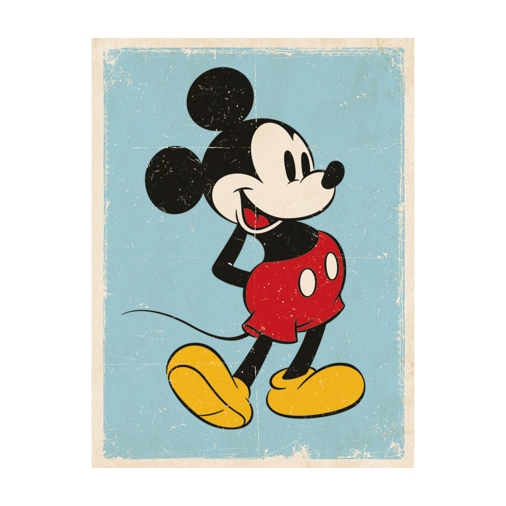 Mickey Mouse Retro Canvas 60x80cm