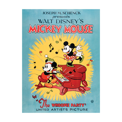 Mickey Mouse The Whoopee Party Canvas 60x80cm