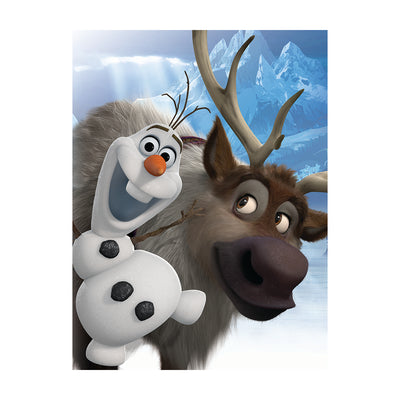 Frozen Olaf & Sven Canvas 60x80cm