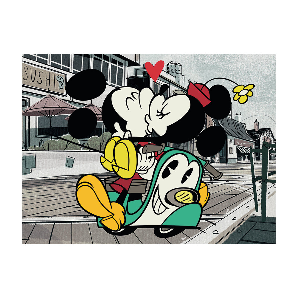 Mickey Shorts Mickey And Minnie Canvas 60x80cm