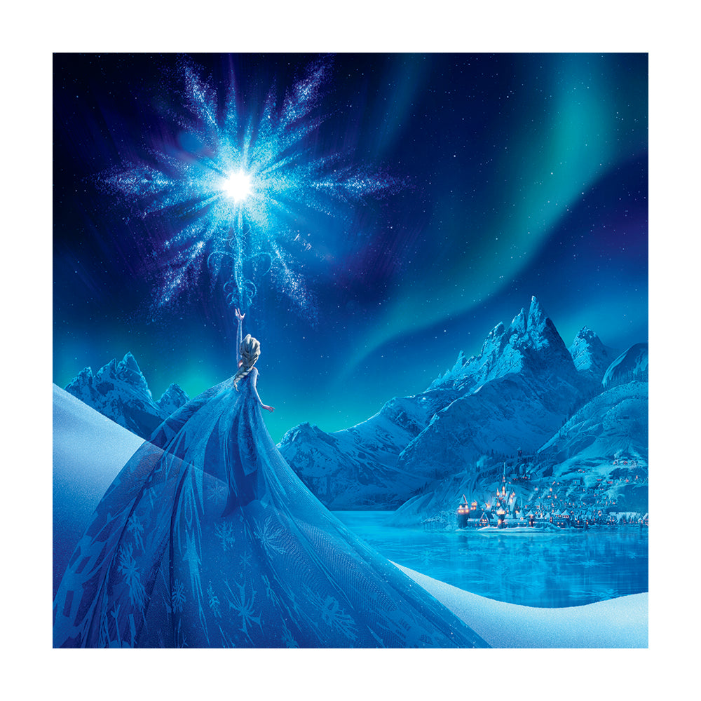 Frozen Elsa Ice Star Canvas 30x30cm