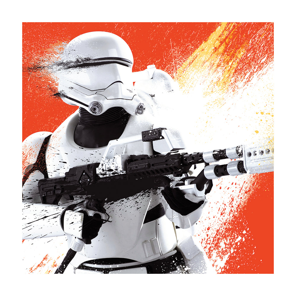 Star Wars Ep7 Flametrooper Paint Canvas 30x30cm