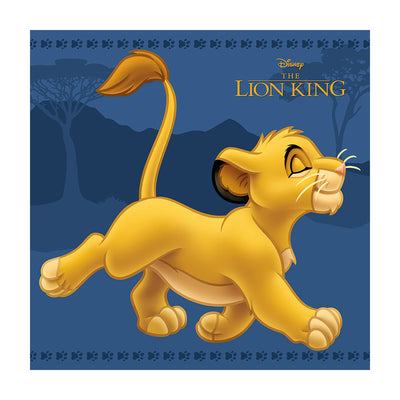 The Lion King Strolling Simba Canvas 30x30cm