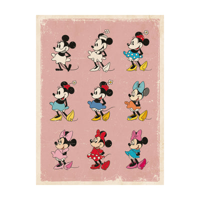 Minnie Mouse Evolution Canvas 40x50cm