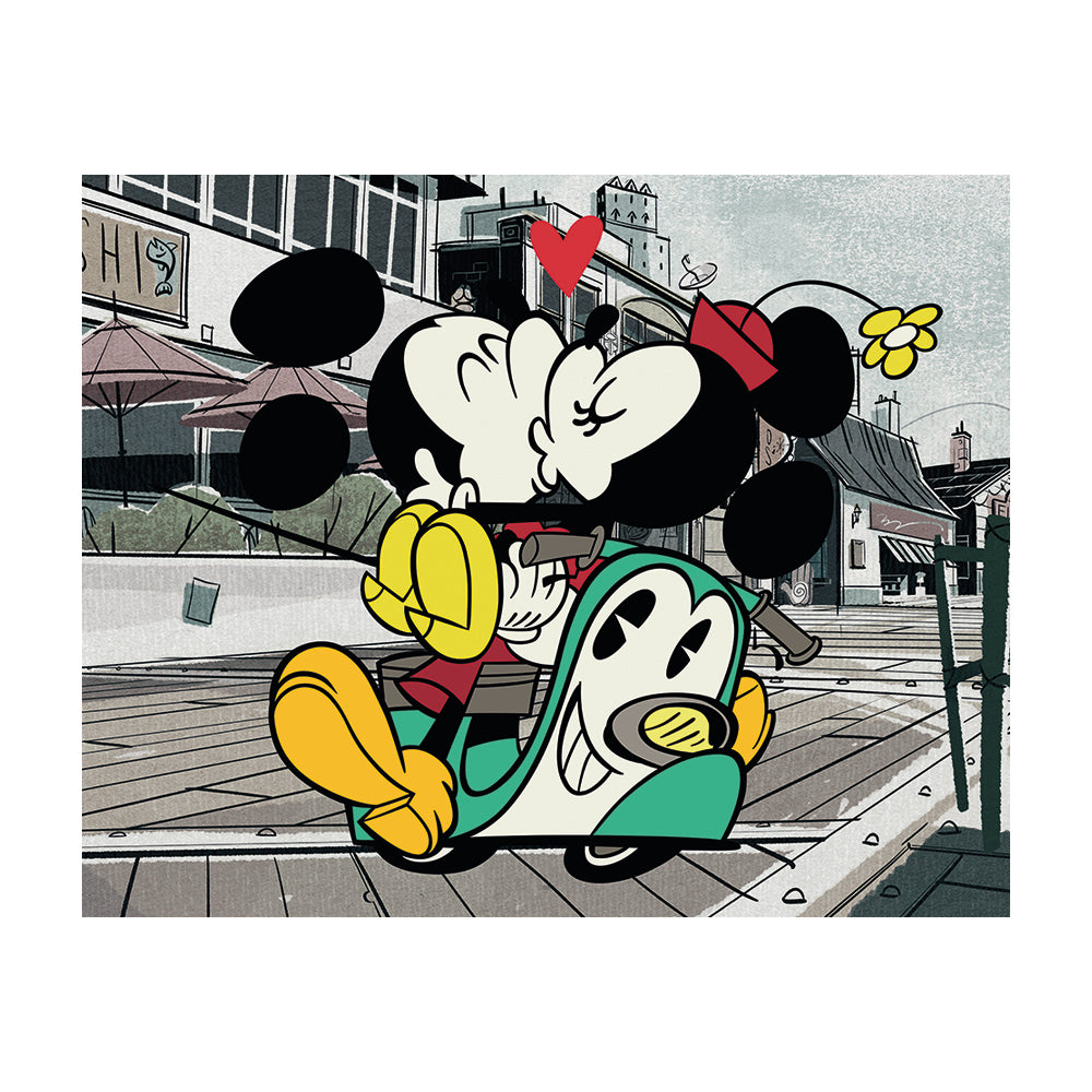 Mickey Shorts Mickey And Minnie Canvas 40x50cm