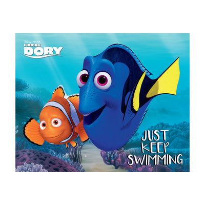 Finding Dory Just Keep Swimming Canvas 40x50cm