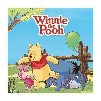 Winnie The Pooh Balloon Canvas 40x40cm