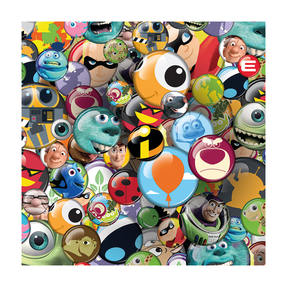 Disney Pixar Buttons Canvas 40x40cm