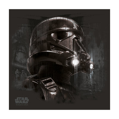 Star Wars Rogue One Death Trooper Black Canvas 40x40cm