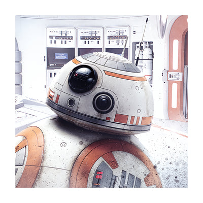 Star Wars: The Last Jedi BB-8 Peek Canvas 40x40cm