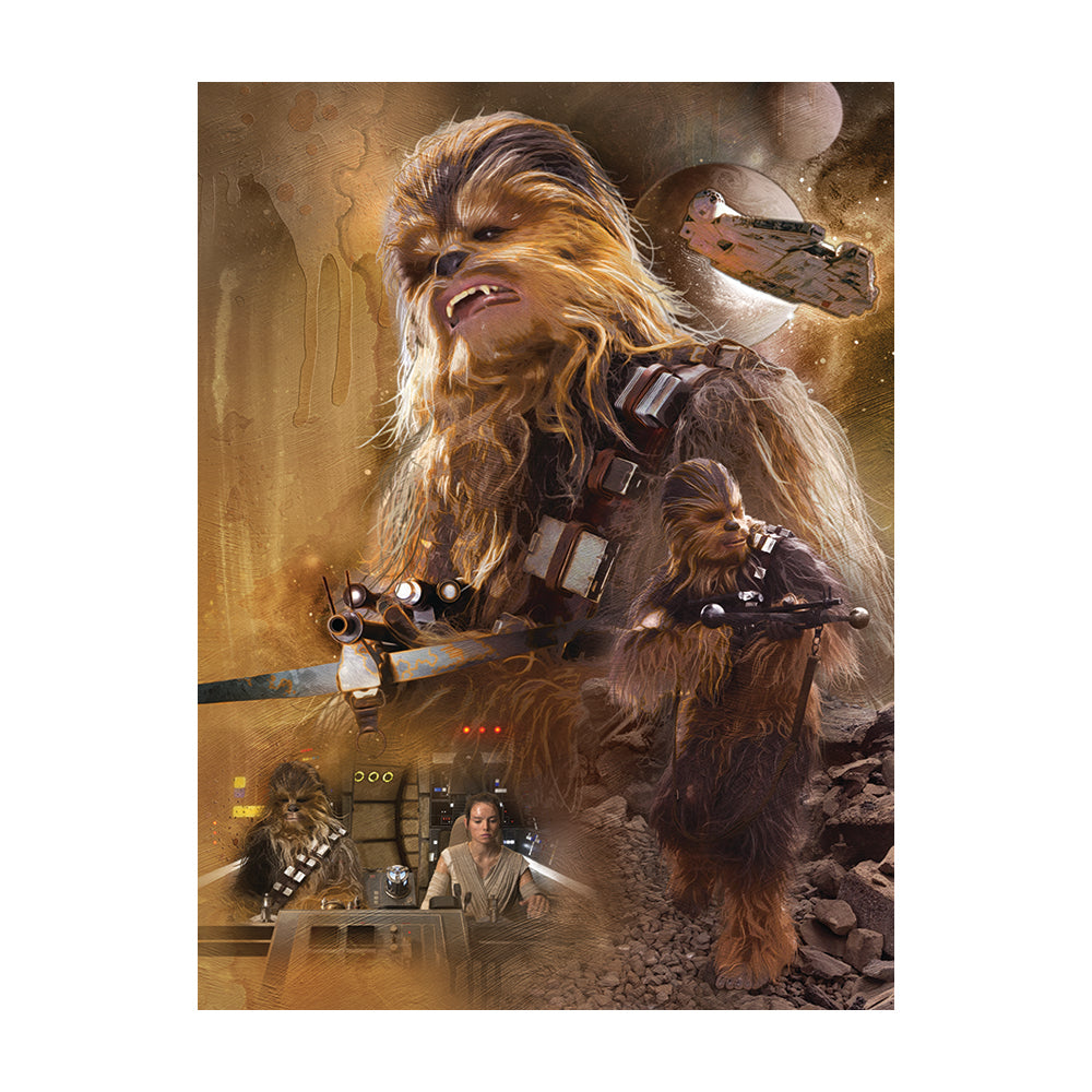 Star Wars Episode VII Chewbacca Art Canvas 60x80cm