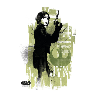 Star Wars Rogue One Jyn Grunge Canvas 60x80cm