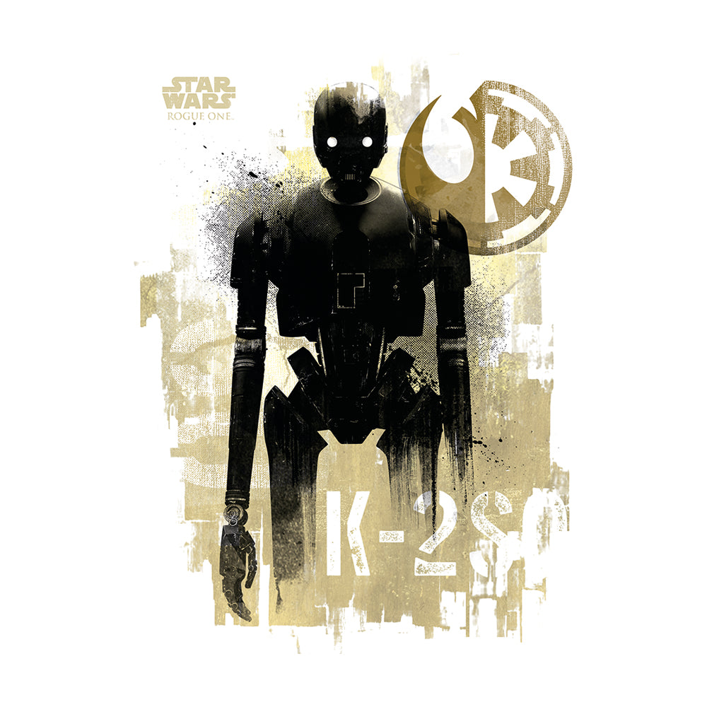 Star Wars Rogue One K-2S0 Grunge Canvas 60x80cm